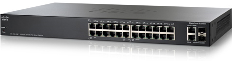 Cisco SF 200-24P 24-Port 10/100 PoE Smart Switch