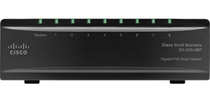 Cisco SG 200-8P 8-port Gigabit PoE Smart Switch