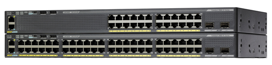 Cisco Catalyst 2960X Series Switch with Two SFP Uplink Interfaces