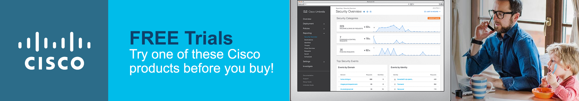 Cisco Free Trial Banner