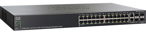 Cisco SF500-24P 24-Port PoE Fast Ethernet Switch