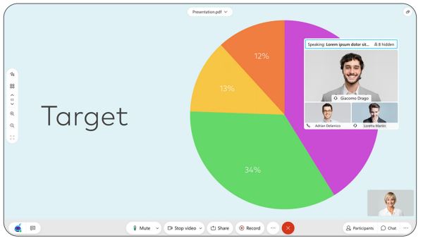 Document, application, and screen sharing