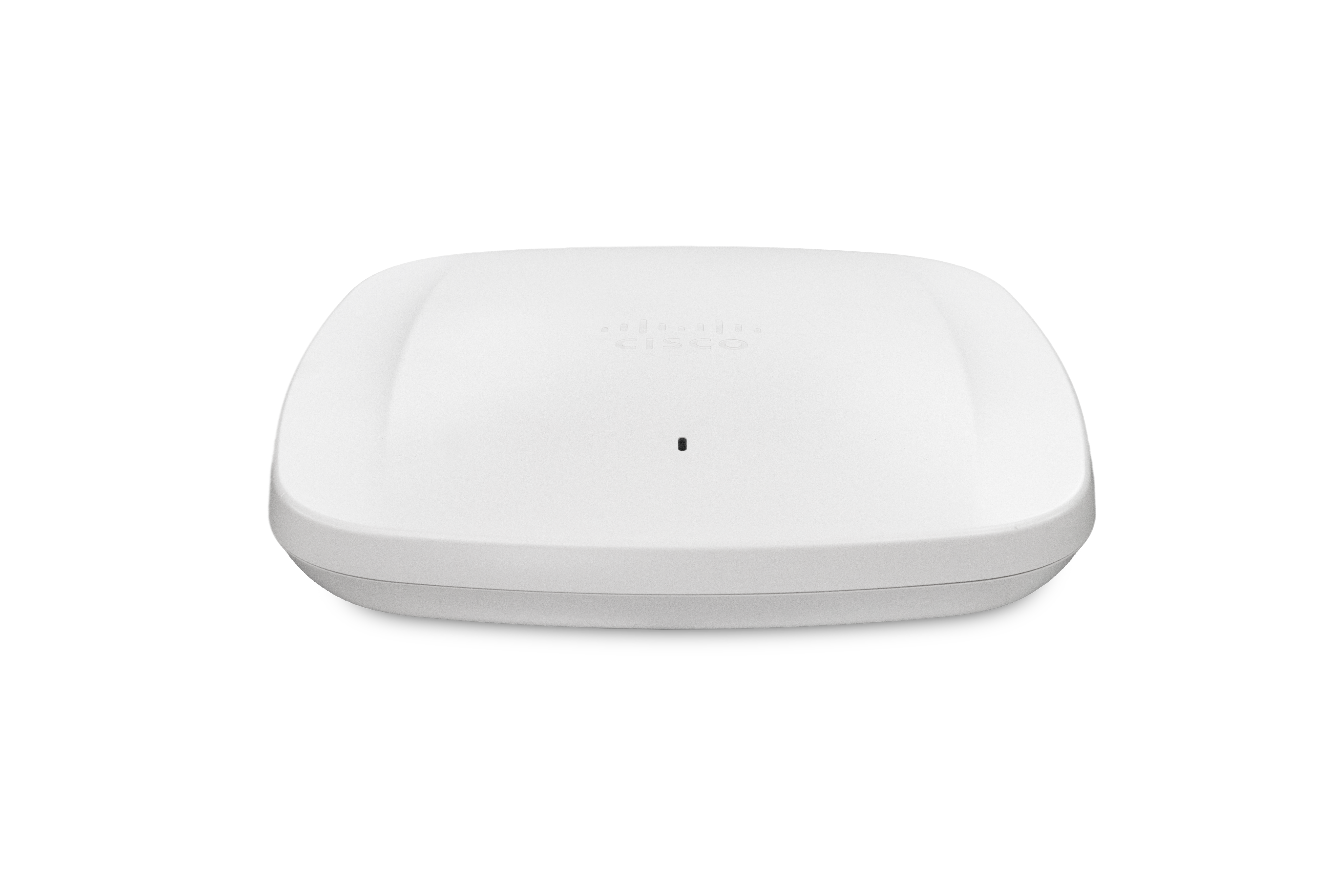 Tri-band 802.11ax-compatible access point with separate radios dedicated to security, RF management, and Bluetooth® coupled with dual Ethernet ports and a USB port for added connectivity options.