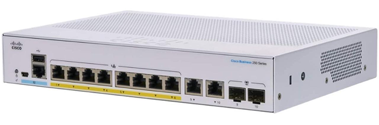 Cisco Business CBS250-8FP-E-2G