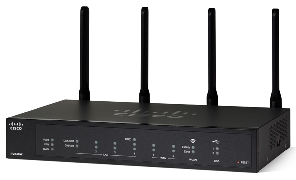 Cisco RV340 Wireless-AC Dual WAN Gigabit VPN Router